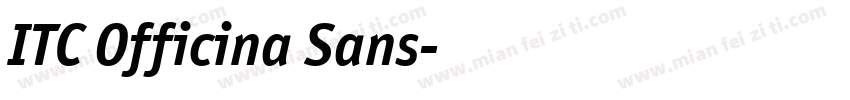 ITC Officina Sans字体转换